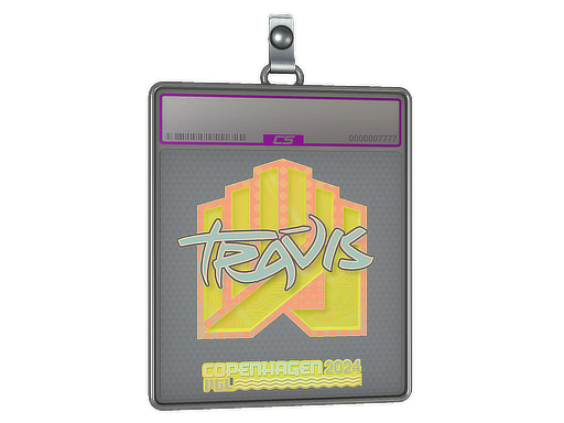 Sticker Slab TRAVIS Holo Copenhagen 2024