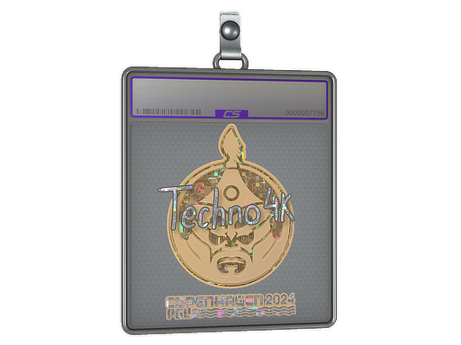 Sticker Slab Techno4K Glitter Copenhagen 2024