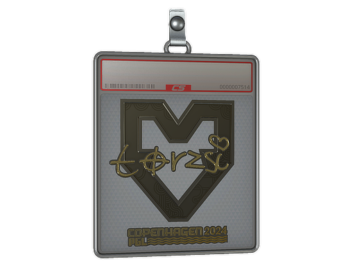 Sticker Slab torzsi Gold Copenhagen 2024