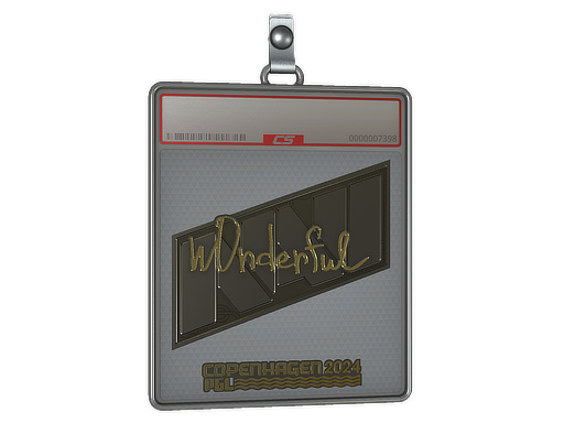 Sticker Slab w0nderful Gold Copenhagen 2024