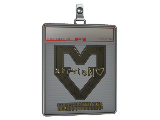 Sticker Slab xertioN Gold Copenhagen 2024