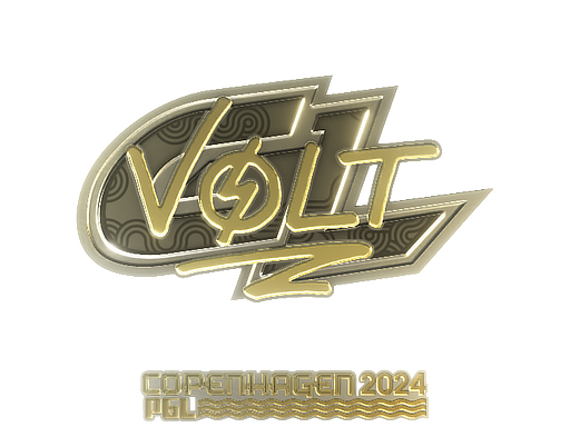 Sticker | volt (Gold) | Copenhagen 2024