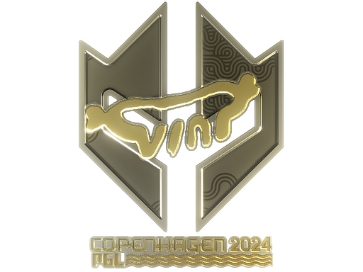 Sticker | VINI (Gold) | Copenhagen 2024