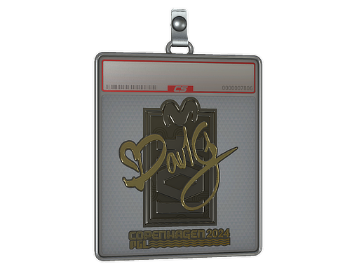 Sticker Slab dav1g Gold Copenhagen 2024