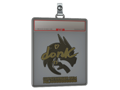 Sticker Slab donk Gold Copenhagen 2024