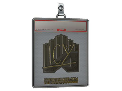 Sticker Slab ICY Gold Copenhagen 2024