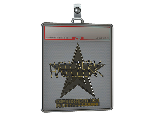 Sticker Slab hallzerk Gold Copenhagen 2024