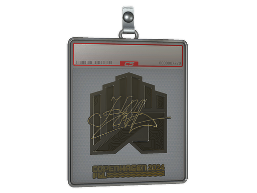 Sticker Slab Krad Gold Copenhagen 2024