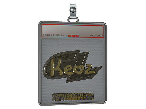 Sticker Slab Keoz Gold Copenhagen 2024