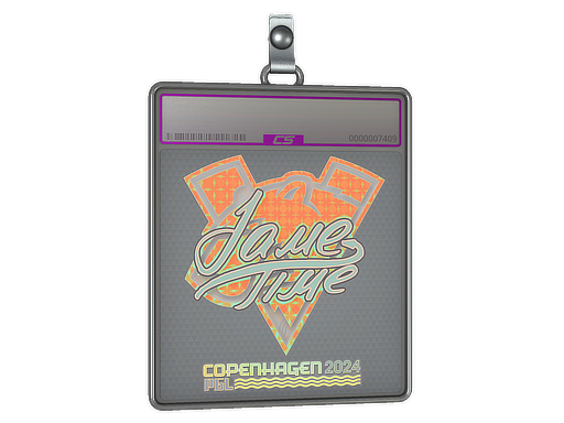 Sticker Slab Jame Holo Copenhagen 2024