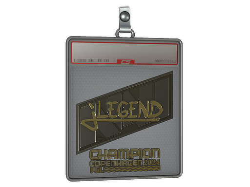 Sticker Slab jL Gold, Champion Copenhagen 2024