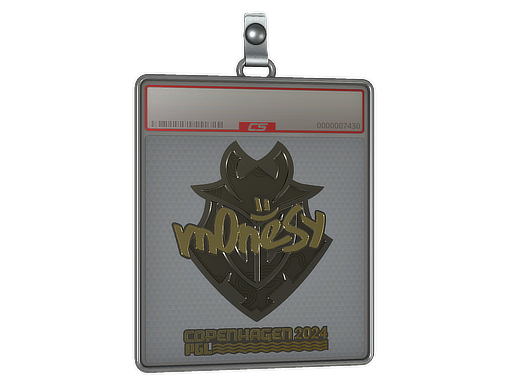 Sticker Slab m0NESY Gold Copenhagen 2024