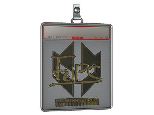 Sticker Slab felps Gold Copenhagen 2024