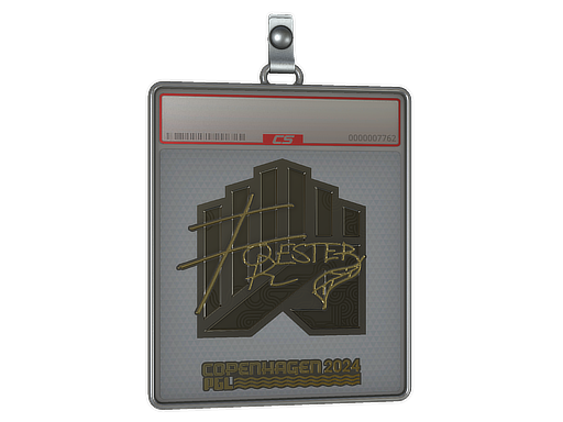 Sticker Slab Forester Gold Copenhagen 2024