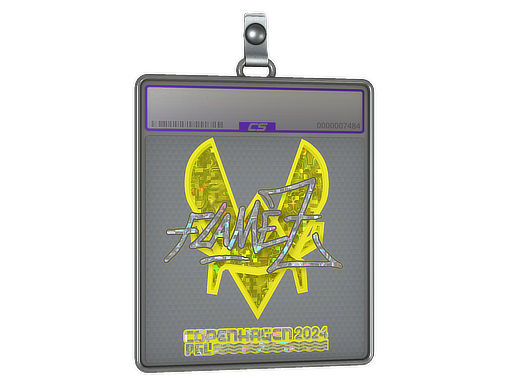 Sticker Slab FlameZ Glitter Copenhagen 2024