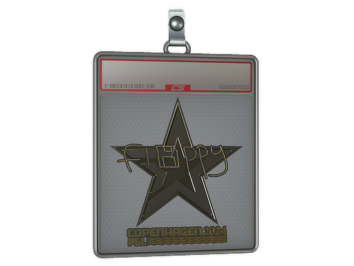 Sticker Slab floppy Gold Copenhagen 2024