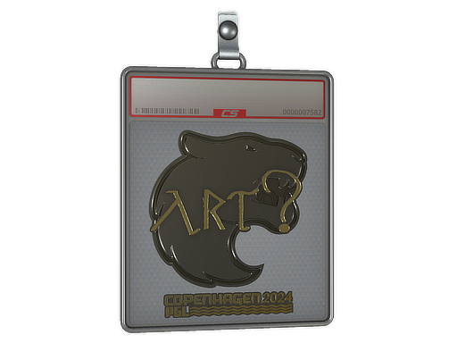 Sticker Slab arT Gold Copenhagen 2024