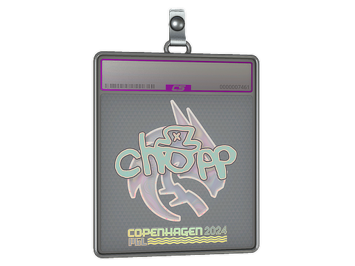 Sticker Slab chopper Holo Copenhagen 2024