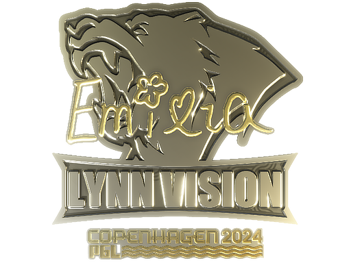 Sticker | EmiliaQAQ (Gold) | Copenhagen 2024