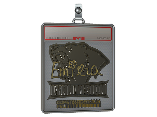 Sticker Slab EmiliaQAQ Gold Copenhagen 2024