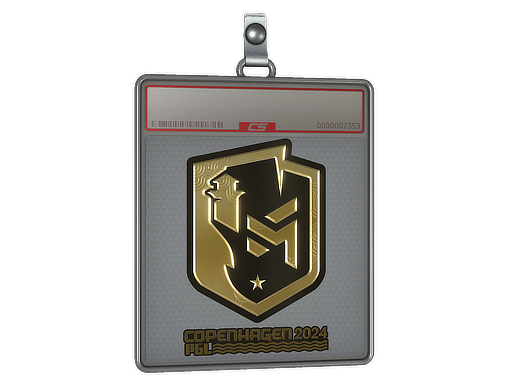 Sticker Slab PGL Gold Copenhagen 2024