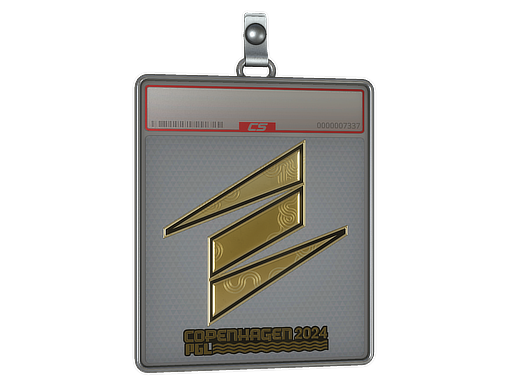 Sticker Slab ECSTATIC Gold Copenhagen 2024