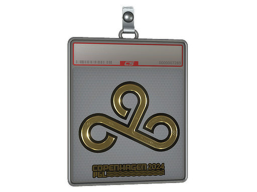 Sticker Slab Cloud9 Gold Copenhagen 2024