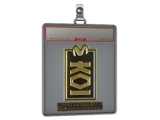 Sticker Slab KOI Gold Copenhagen 2024