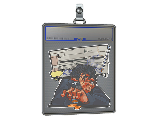 Sticker Slab Cursed Penmanship