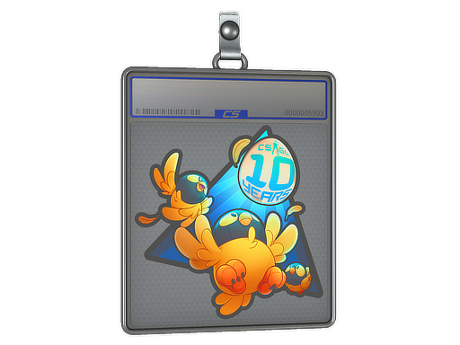 Sticker Slab Beaky Decade