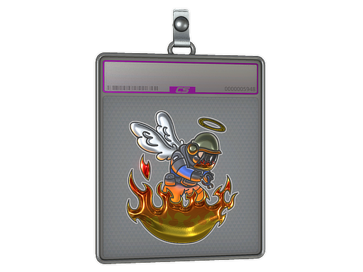 Sticker Slab In The Fire