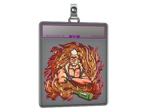 Sticker Slab Romanov's Fire