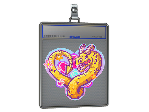 Sticker Slab Dragon Tale