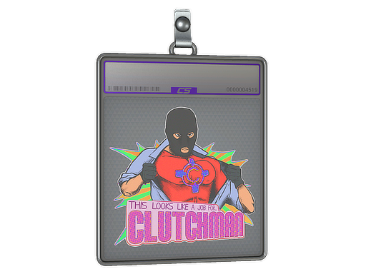 Sticker Slab Clutchman Holo