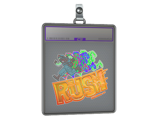 Sticker Slab Rush 4x20 Holo