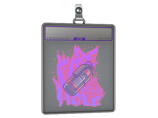 Sticker Slab Fire in the Hole Holo