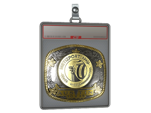 Sticker Slab Metizport Gold Austin 2025