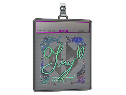 Sticker Slab TRY Holo Austin 2025