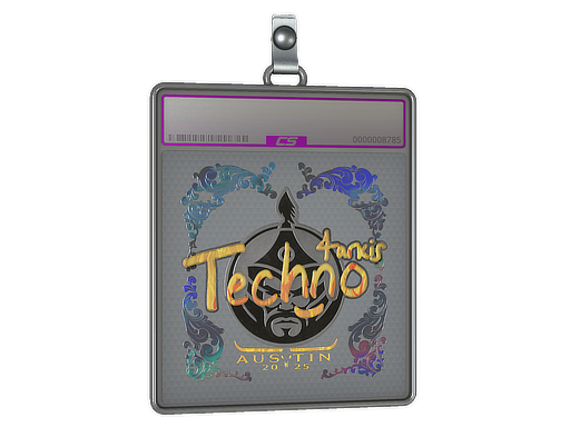 Sticker Slab Techno4K Holo Austin 2025