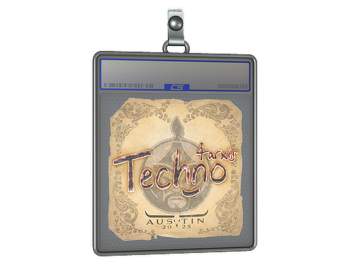 Sticker Slab Techno4K Austin 2025