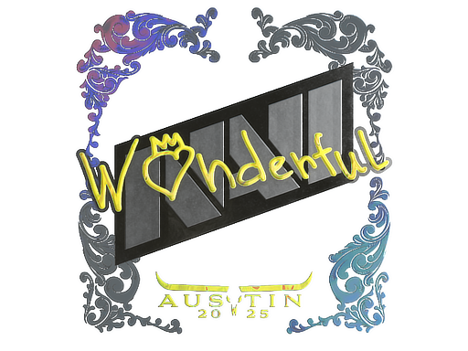 Sticker | w0nderful (Holo) | Austin 2025