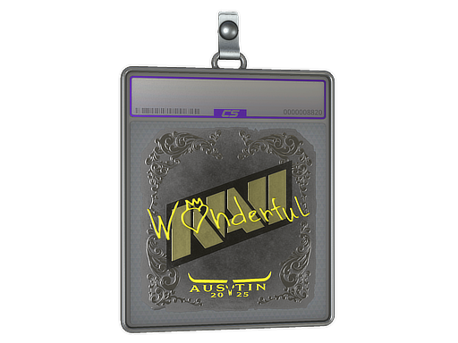 Sticker Slab w0nderful Foil Austin 2025