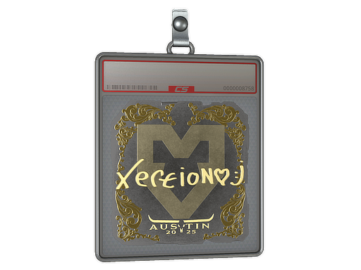 Sticker Slab xertioN Gold Austin 2025