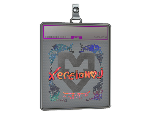 Sticker Slab xertioN Holo Austin 2025