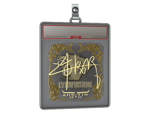 Sticker Slab z4KR Gold Austin 2025