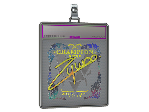 Sticker Slab ZywOo Holo, Champion Austin 2025
