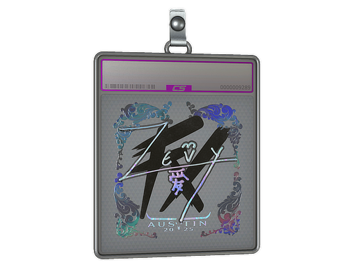 Sticker Slab zevy Holo Austin 2025