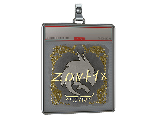 Sticker Slab zont1x Gold Austin 2025