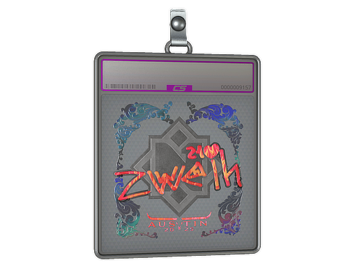 Sticker Slab zweih Holo Austin 2025