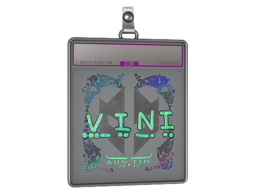 Sticker Slab VINI Holo Austin 2025